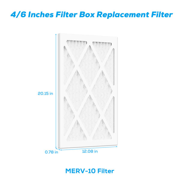 Aitecac 4-Pack MERV 10 Filter for ACF4/ACF6 Air Filter Box - Image 3