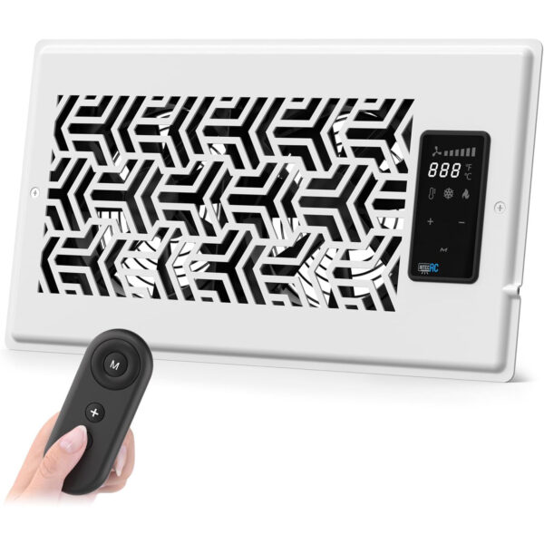 AITECAC T6-12F | 6x12 Quiet Register Booster Fan - Energy Efficient HVAC Vent Booster Fan for Enhanced Home Airflow