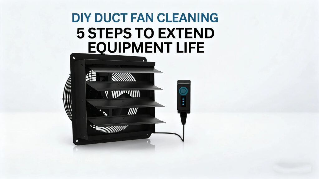DIY Duct Fan Cleaning: 5 Steps to Extend Equipment Life