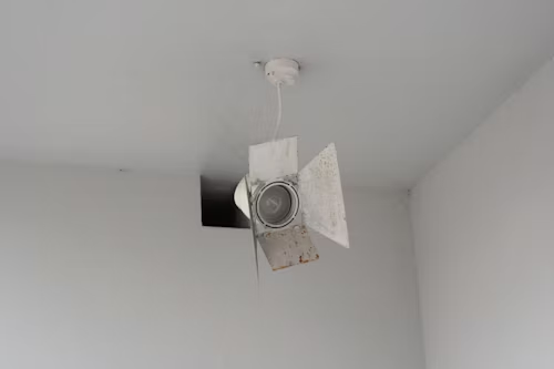 Install the Shutter Exhaust Fan